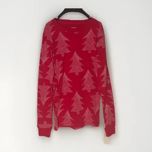 TOP NAVIDAD NIÑO CARTER - Talla 12 - ROJO / ÁRBOLES DE NAVIDAD - NUEVO CON ETIQUETAS - Imagen 1 de 2