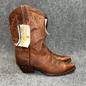 Dan Post Westernstiefel Damengröße 9 braun Leder Snip Toe Cowboy Tanzstiefel - Bild 1 von 16
