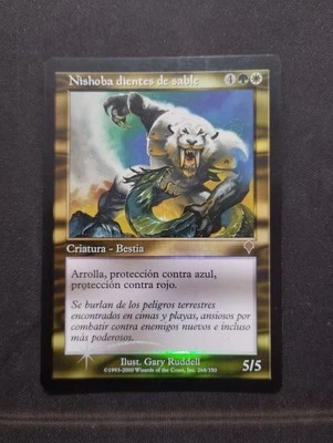 MTG FOIL NISHOBA DIENTES DE SABLE - INVASIÓN - SPANISH EXCELENT - Imagen 1 de 2