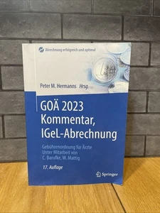 GOA 2023 Kommentar, IGeL-Abrechnung - Picture 1 of 3