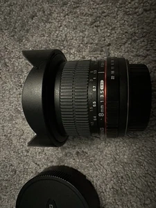 Samyang 8mm 1:3:5 UMC Objektiv Fish-Eye CS II für Canon EF - Bild 1 von 7