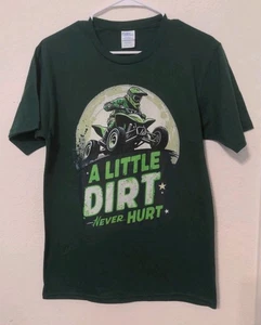 Camiseta ATV Hombre A Little Dirt Never Hurt Talla S Nueva Sin Etiquetas - Imagen 1 de 6