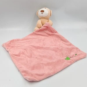 Doudou ours beige mouchoir rose coeur vert BABYPLAY BBSKY - 36124 - Photo 1/2