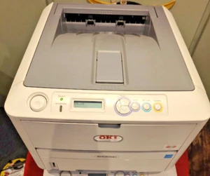 OKI B430DN Mono Laser Printer – Spares or Repairs – working network printer - Picture 1 of 4