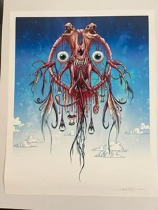 Stampa artistica firmata "IL GOBBLER DEI SOGNI" ALEX PARDEE 16x20 - Foto 1 di 3