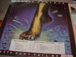 HERBIE HANCOCK feets don't fail me now, vg++ PROMO, COLUMBIA 1979 booklet/inner - Imagen 1 de 2
