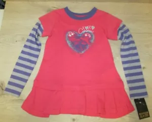 Camiseta Converse Edad 4 Años Niñas Rosa Manga Larga Volantes Nueva - Imagen 1 de 5