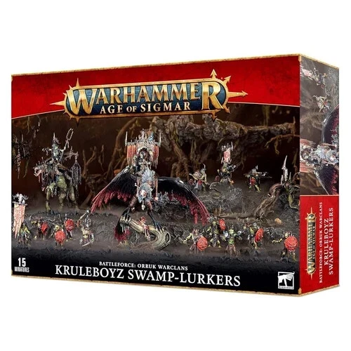 全新带盒 Orruk Warclans Kruleboyz Swamp-Lurkers Battleforce - Warhammer Age of Sigmar — 第 1/1 张图片