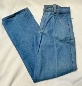 Vintage Boys Jeans Sz 9 W 22.5 Slim Blue Jeans Tom Sawyer Britches Movie Tv Prop - Picture 1 of 9