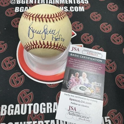 Bruce Sutter Autographed ONLB St Louis Cardinals Chicago Cubs Signed JSA - Image 1 of 4