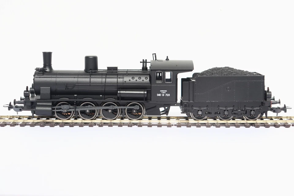 Locomotive à vapeur 040 B 728 SNCF Piko DCC sonore échelle HO - Photo 1/4