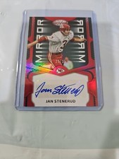 2023 Certified Jan Stenerud Mirror Signatures Red Auto 23/35  Chiefs HOF Legend