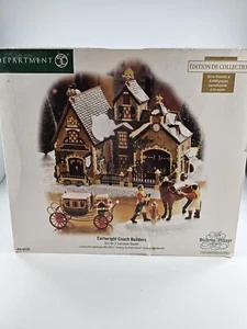 Department 56 Cartwright Coach Builders #58759 Set Of 2 Collectors Ed 2007 - Picture 1 of 16