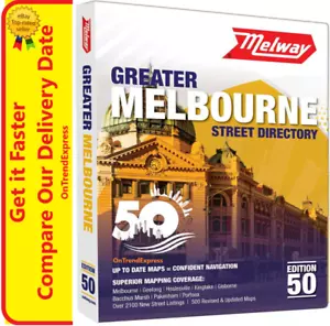 MELWAY 2024 Melbourne Street Directory Edition 50 MELWAYS - Foto 1 di 6