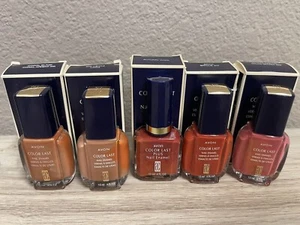 Vintage Avon Color Last Nail Enamel Polish Lot of 5-.5 oz NEW-Old Stock 1996-7 - Picture 1 of 7