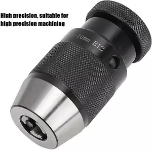 1-10mm Keyless Drill Chuck B12 Taper Mount,For Lathes Milling Drilling Machine - Picture 1 of 8