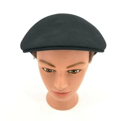 De Colección Reebok NFL Negro Lana Formado Ajustado Gorra Sombrero Para Hombre 7.25 Newsboy Foto 1 de 4