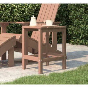 Adirondack-Gartentisch Braun 38x38x46 cm HDPE - Bild 1 von 7
