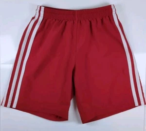 ADIDAS CLIMALITE Gr. S Jungen rot Stretch Taille leichte Laufshorts - Bild 1 von 3