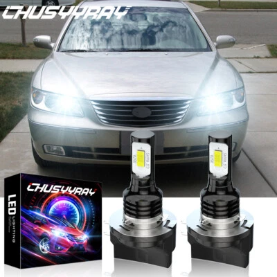 H11B Bombillas de faros LED HYUNDAI AZERA 2007-2010 Kit de haz bajo 6000K blanco Foto 1 de 4