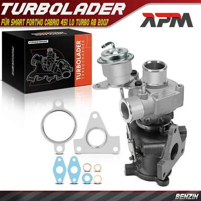Turbolader TD025M für Smart Fortwo Cabrio Coupe 451 1.0 Turbo Bj ab 2007 Benzin - Bild 1 von 4