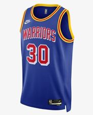 Nike Stephen Curry Royal Golden State Warriors Jersey, Size XL - Blue