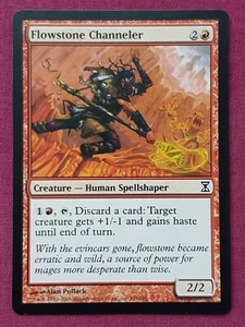 Magic The Gathering TIME SPIRAL FLOWSTONE CHANNELER red card MTG - Picture 1 of 2
