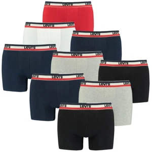 Levis Hombre Ropa Deportiva Logo Boxers Brief 6er Paquete S-XXL Negro Azul Gris - Imagen 1 de 1
