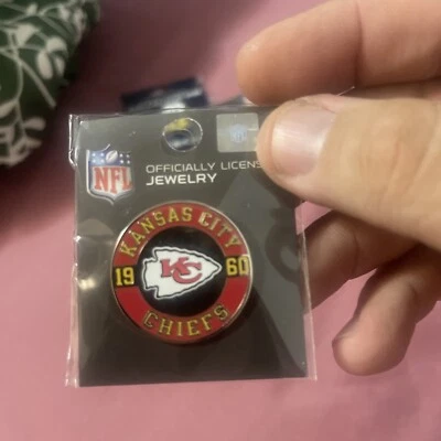 Kansas City Chiefs EST. Pin Logo NFL Año 1960 Foto 1 de 3