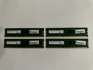 LOT of 4 Hp 16GB (4x4GB) Desktop RAM DDR3 1600 PC3L-14900U "698650-154" - Picture 1 of 2