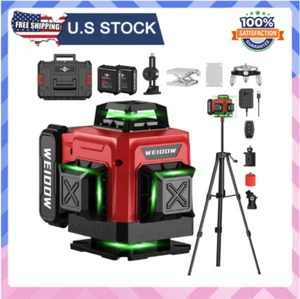 Laser Level 360 Self Leveling Tripod 4D Lazer 4X360 Cross Line Construction Tile - Picture 1 of 6