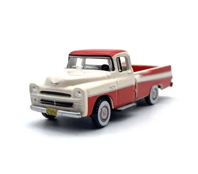 1/87 HO Scale Alloy Car Model D100 Pick-UP 1957 Truck Car Train Scene Miniature - Image 1 of 4