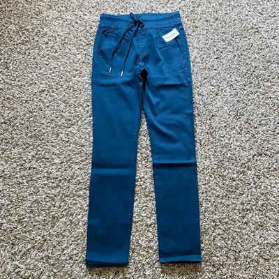 Juicy Couture Easy Skinny Pant Women's 25 Stone Blue Elastic Waist Stretch NWT - Image 1 of 4