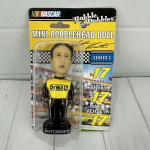 NASCAR #17 Matt Kenseth Mini Bobblehead Doll DeWalt Bobble Dobbles Vintage - Picture 1 of 6