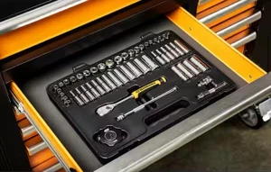 1/4 in. Drive 90-Tooth 6-Point Standard and Deep SAE/Metric Mechanics ITEM-425 - Picture 1 of 16