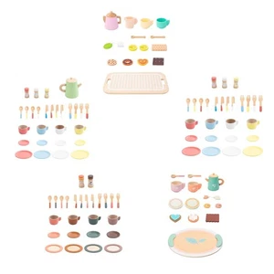 Kids Tea Party Set Princess Pretend Play Kitchen Accessories for 2 3 4 5 6 Year - Picture 1 of 29