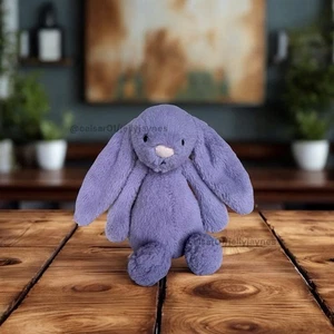 Jellycat Small USA OG Plum Bashful Bunny Rabbit RARE Retired VGC - Picture 1 of 5