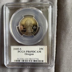 2005-S 25c Oregon State PCGS PR69DCAM • Coin#85 - Picture 1 of 2