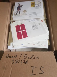 Fosa encontrada 350 FDCS cartas de primer día cartas documentos Alemania Federal Berlín I5 - Imagen 1 de 5
