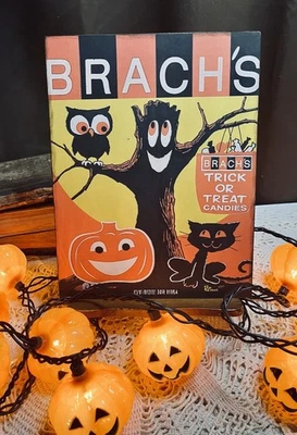 Halloween Treats, Brach’s, Retro Handcrafted Plaque / Sign - Image 1 of 4