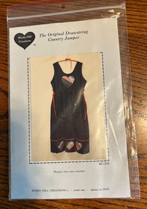 1986 Original Drawstring Country Jumper -Sewing Pattern Windy Hill 4 Sizes UNCUT - Picture 1 of 2