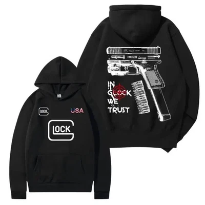 Sudadera con capucha de 2 caras In Glock We Trust versión EE. UU. Foto 1 de 4