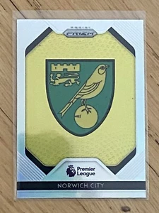 2019-20 Norwich City Panini Silver Prizm Team Badge #TL-19 Card - Picture 1 of 2