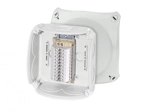 Hensel RK 0610 T Reihenklemmkasten Verbindungskasten Abzweigkasten 130x130x77 mm - Bild 1 von 1