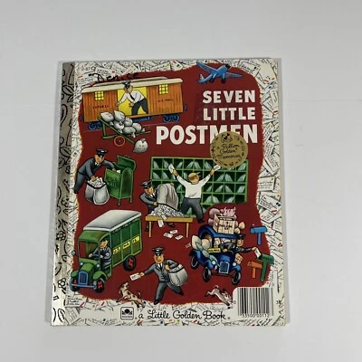 Seven Little Postmen, A Little Golden Book 1980 - Imagem 1 de 4