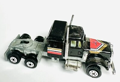 1981 Yatming Smokey and the Bandit ll Semi Truck 1/87 Scale Black Kenworth Toy - Image 1 of 4