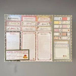 Susan Branch Year Supply Monthly Note Pads Sticky Notes Gift Set New Seasons NEW - Picture 1 of 11