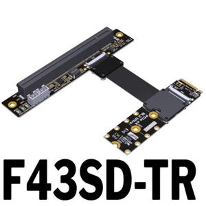(ADT Link) PCIe 5.0 M.2 NGFF NVMe Key M PCI-E 5.0 X16 Graphics Card Extension - Picture 1 of 32