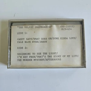 1984 Velvet Underground S/T Sample Testpressing Cassette Tape Polygram Demo OOAK - Picture 1 of 3