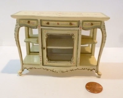 BESPAQ DOLLHOUSE MINIATURE ALEXANDRIA CONSOLE 6263 BPB HAND PAINTED